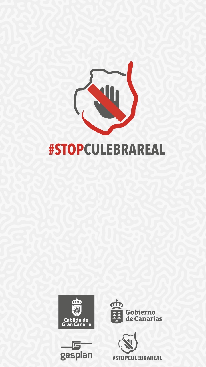 Pantalla de la app #STOPCULEBRAREAL