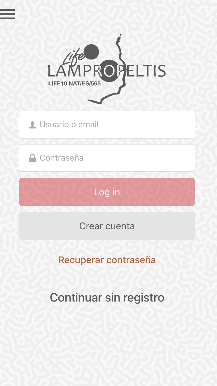 Formulario de aviso en la app #STOPCULEBRAREAL