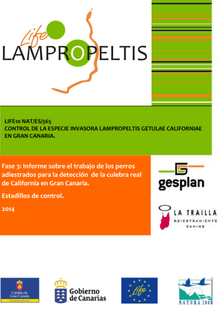C3. Captura de ejemplares mediante el empleo de animales adiestrados