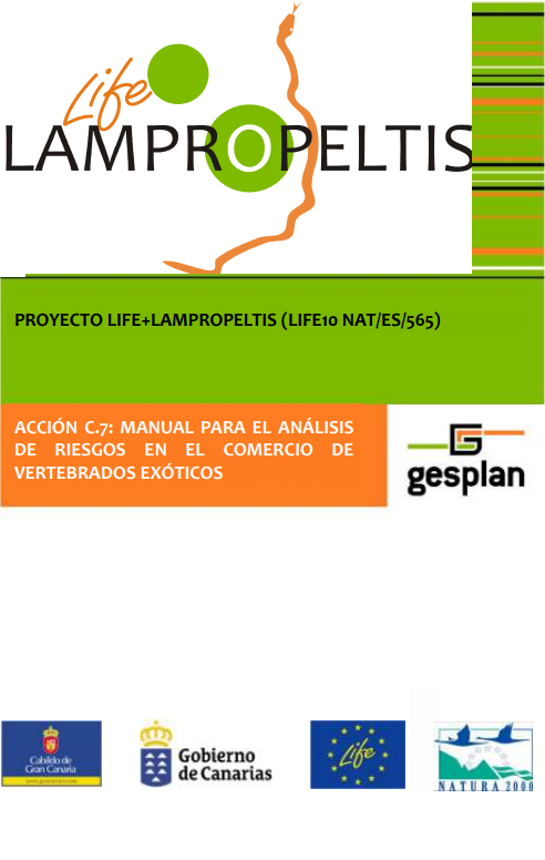 C7. Manual para el Análisis de Riesgos en el Comercio con Vertebrados Exóticos